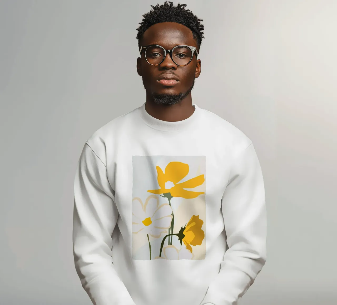 fiori gialli felpa da ThingDesign