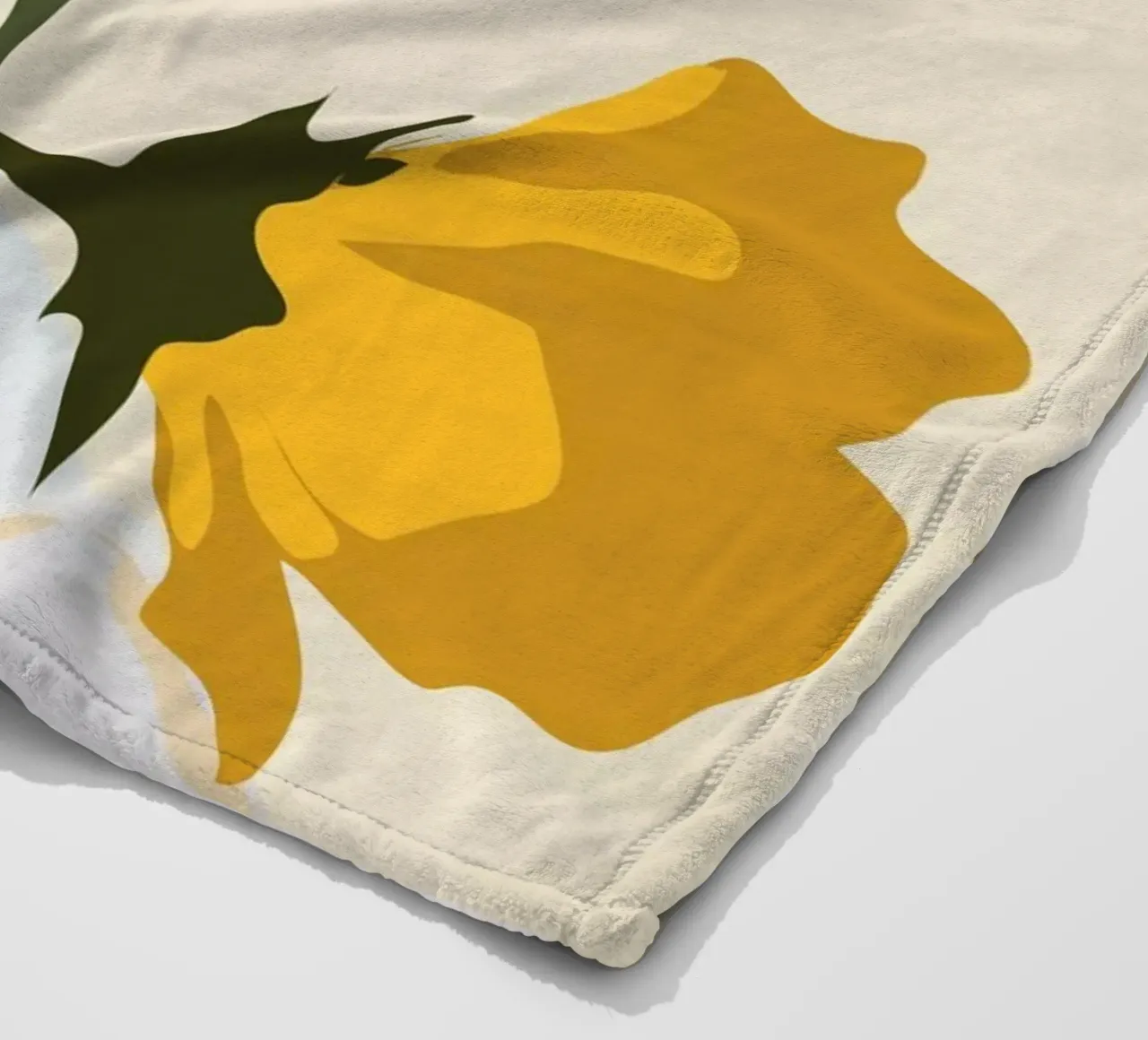 fiori gialli coperta in pile da ThingDesign