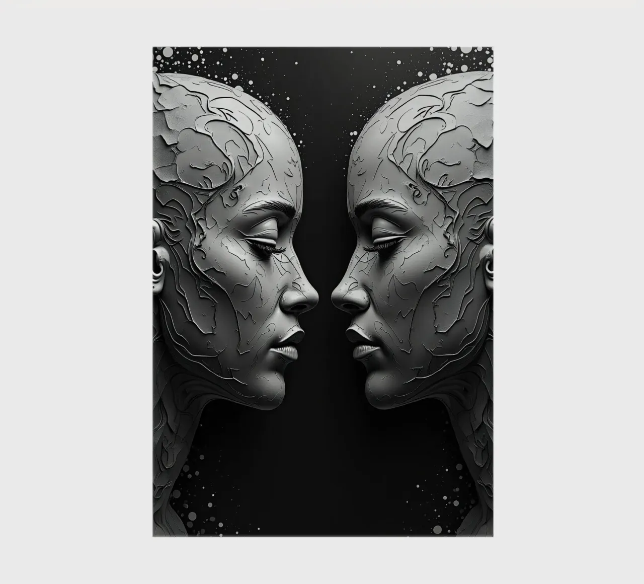 Mirror_image_grey_2 notebook by AI-Portraits by LK