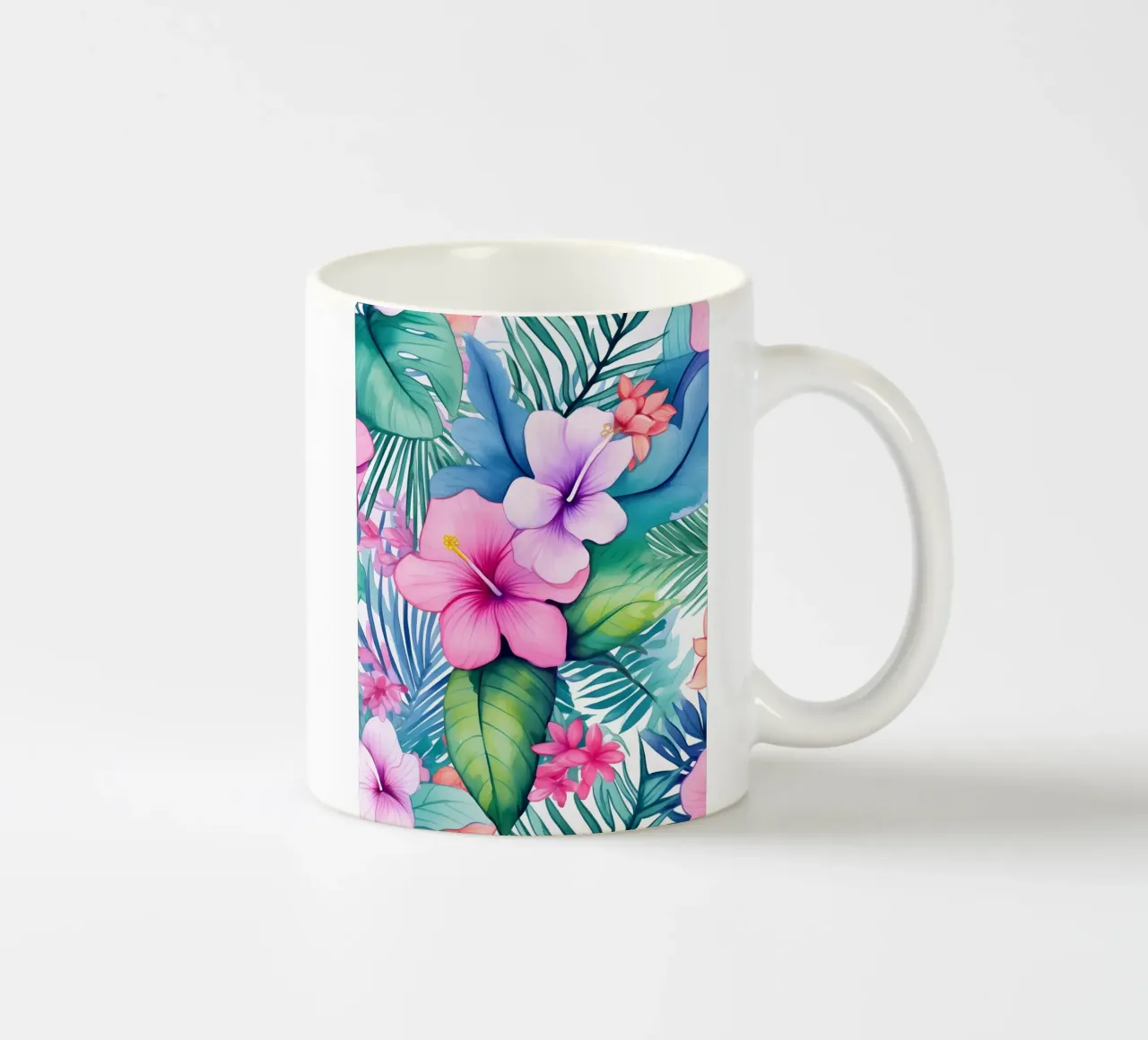 Modello tropicale 2 tazza in ceramica da Yaso Design Boho & Botanic