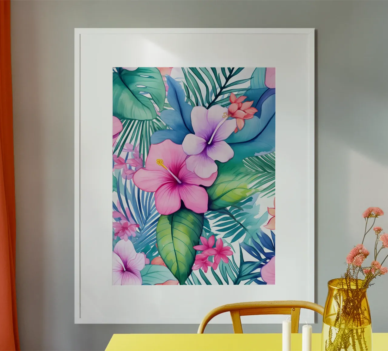 Modello tropicale 2 poster da Yaso Design Boho & Botanic