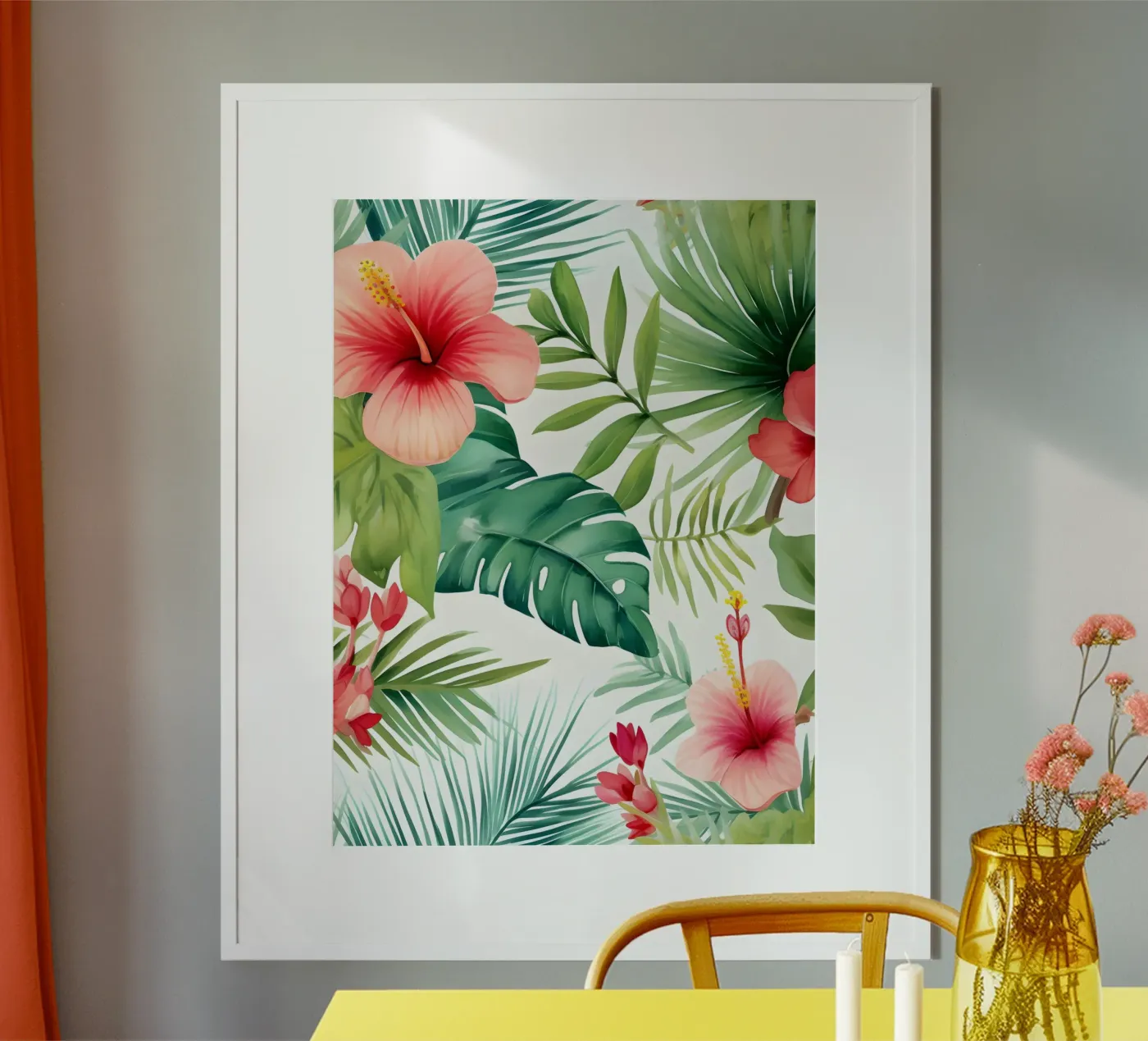Tropical Pattern 3 poster by Yaso Design Boho & Botanic
