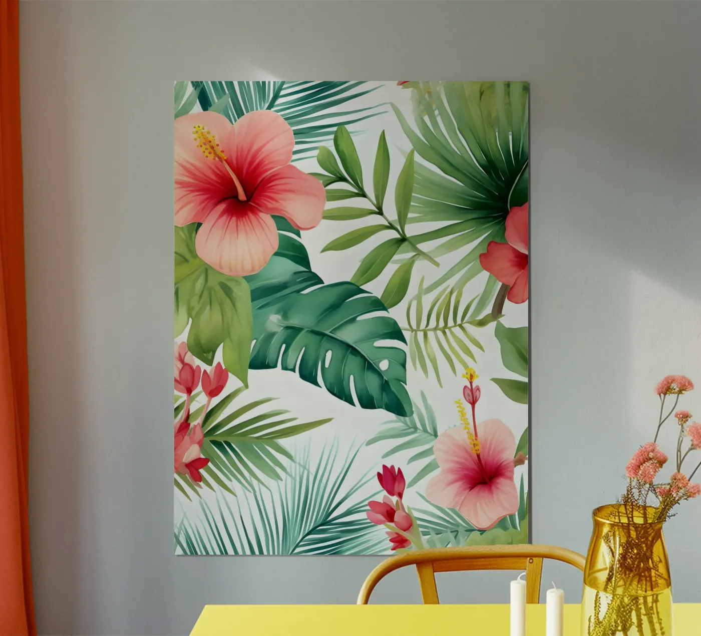 Tropical Pattern 3 poster by Yaso Design Boho & Botanic