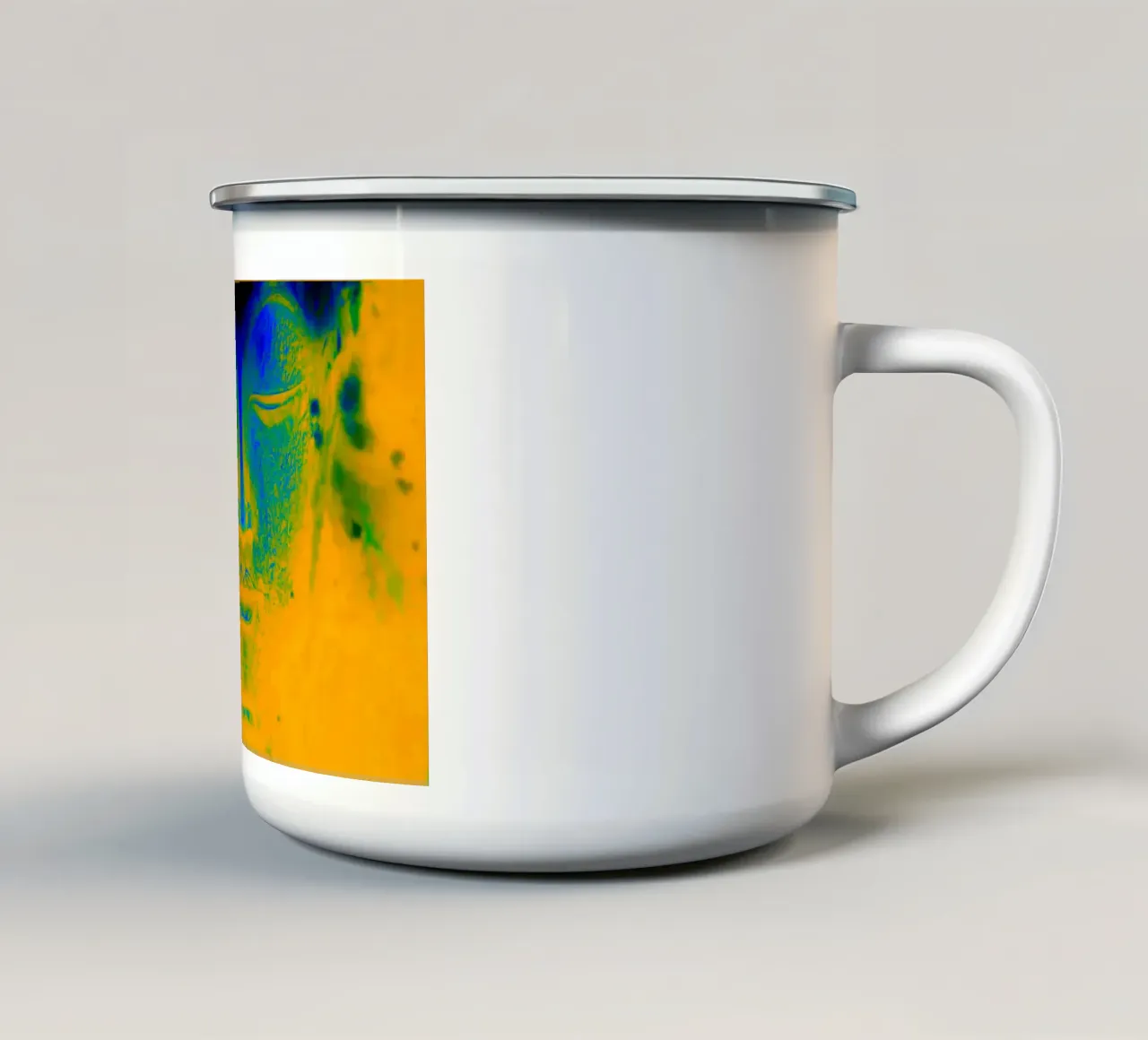 Buddha tazza in smalto da Happy 😃 Art 🎨 by Christine Schnoell