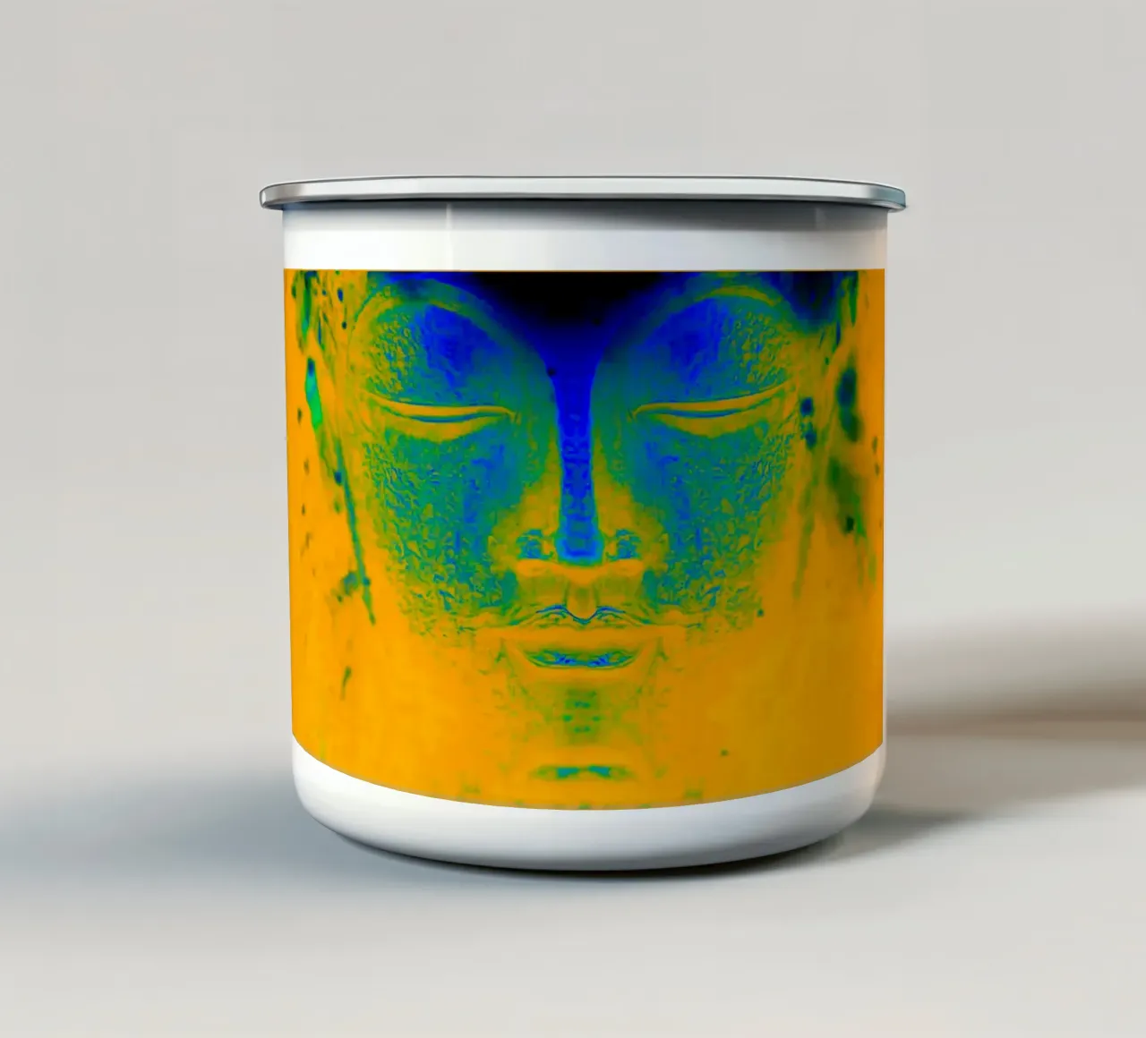 Buddha tazza in smalto da Happy 😃 Art 🎨 by Christine Schnoell