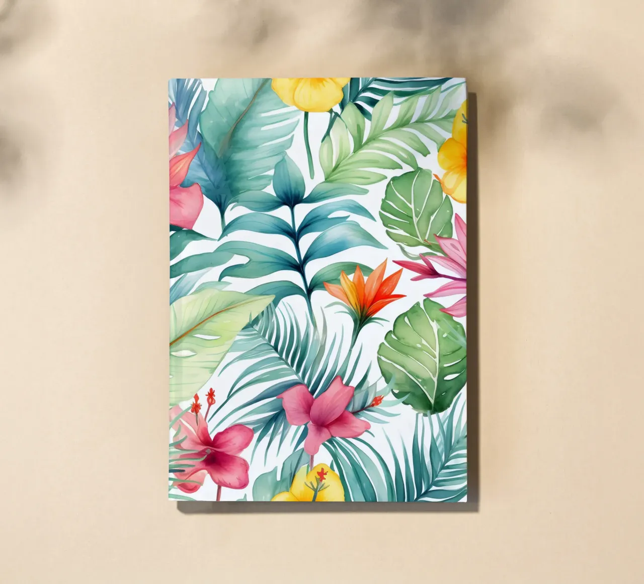 Tropical Pattern 4 notebook by Yaso Design Boho & Botanic