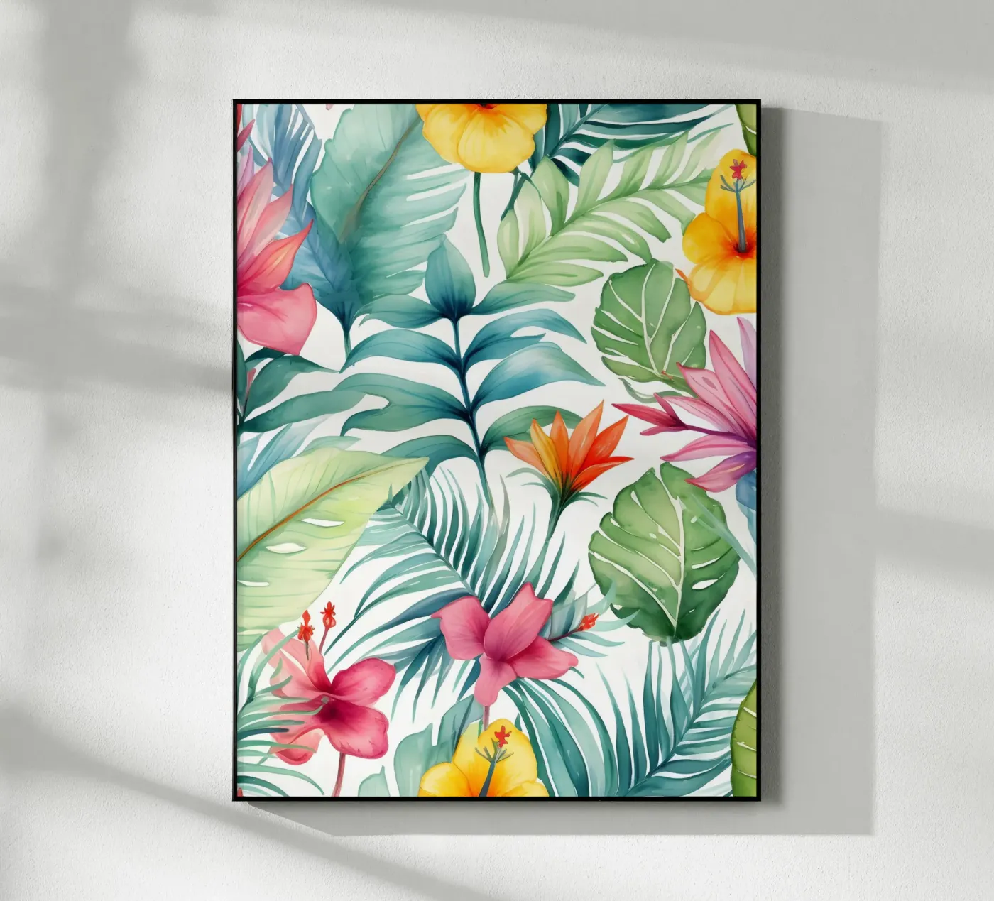 Tropisches Muster 4 Acryl-Glas von Yaso Design Boho & Botanic