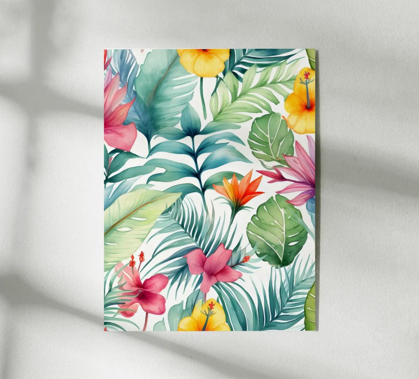 Tropisches Muster 4 Acryl-Glas von Yaso Design Boho & Botanic