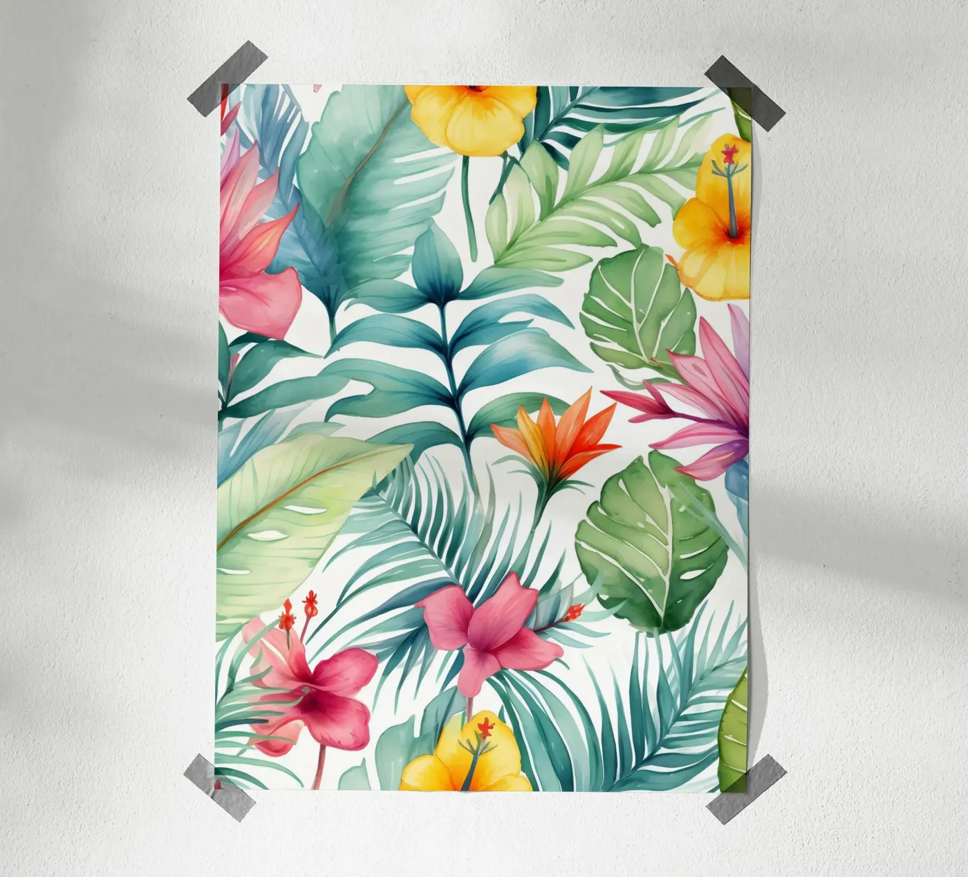 Tropical Pattern 4 poster da Yaso Design Boho & Botanic