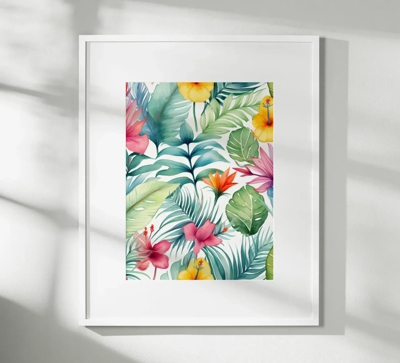 Modello tropicale 4 poster da Yaso Design Boho & Botanic