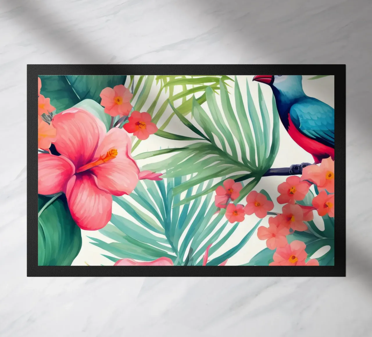 Tropical Pattern 5 doormat by Yaso Design Boho & Botanic