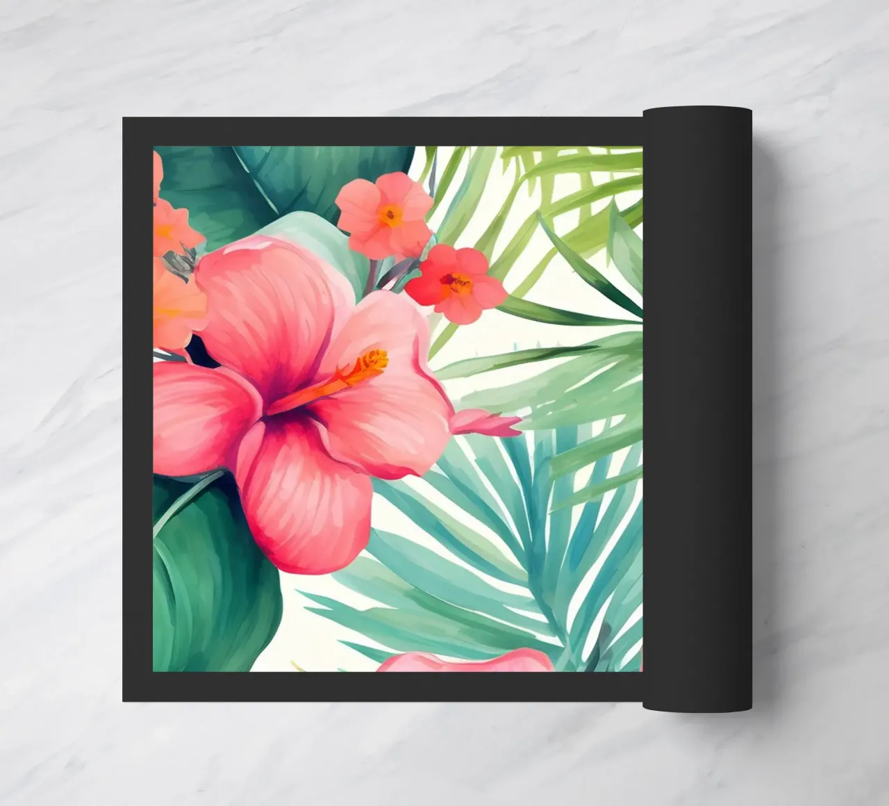 Tropical Pattern 5 doormat by Yaso Design Boho & Botanic