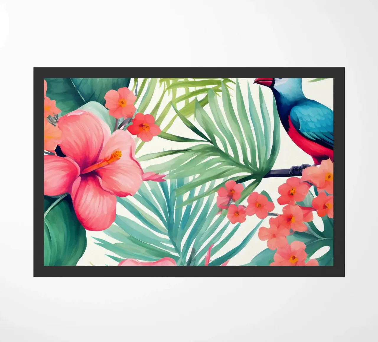Tropical Pattern 5 doormat by Yaso Design Boho & Botanic