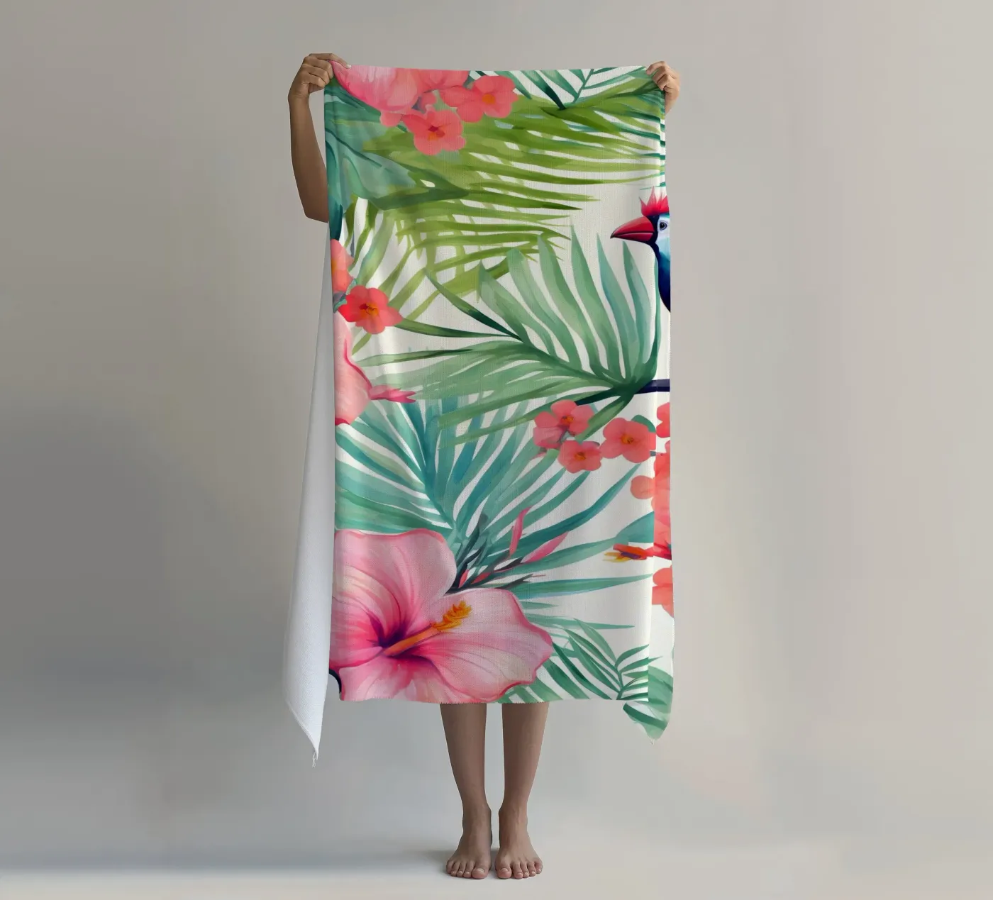 Tropical Pattern 5 telo mare da Yaso Design Boho & Botanic