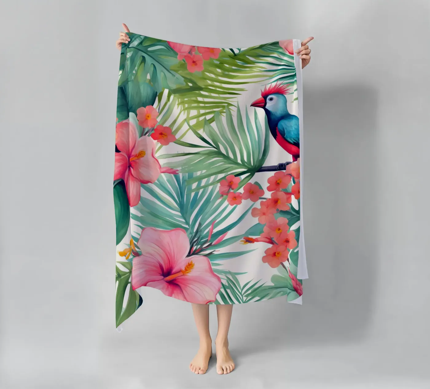 Tropical Pattern 5 telo mare da Yaso Design Boho & Botanic
