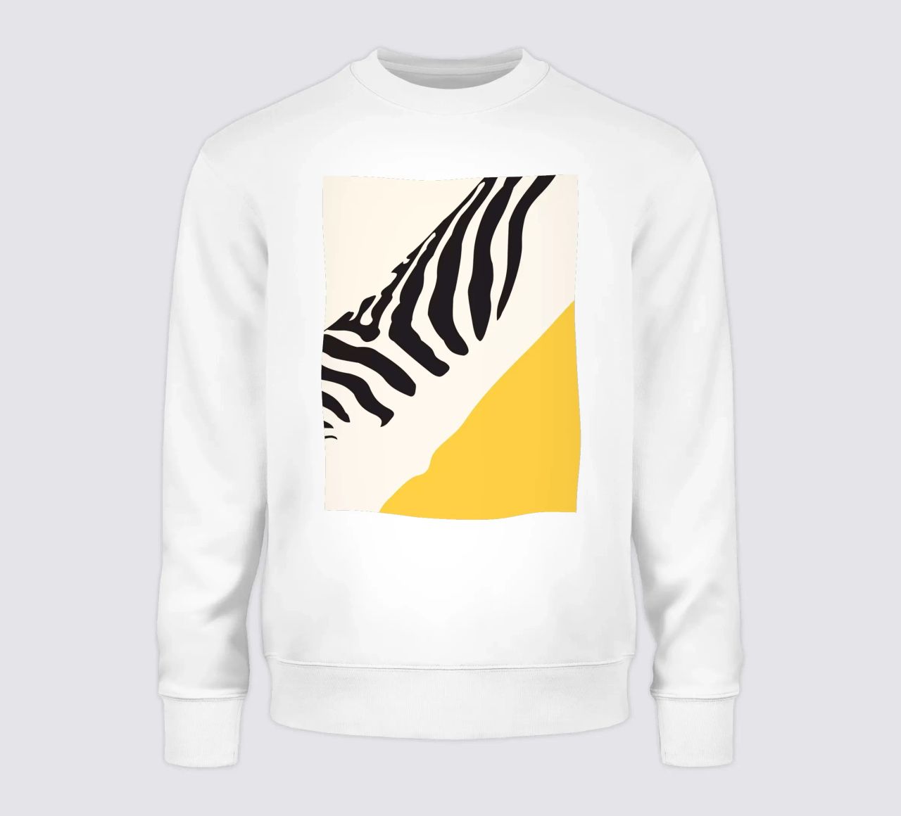 Zebra Astratto felpa da ThingDesign