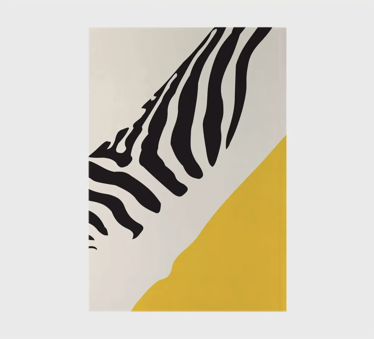 Zebra Abstract notebook by ThingDesign