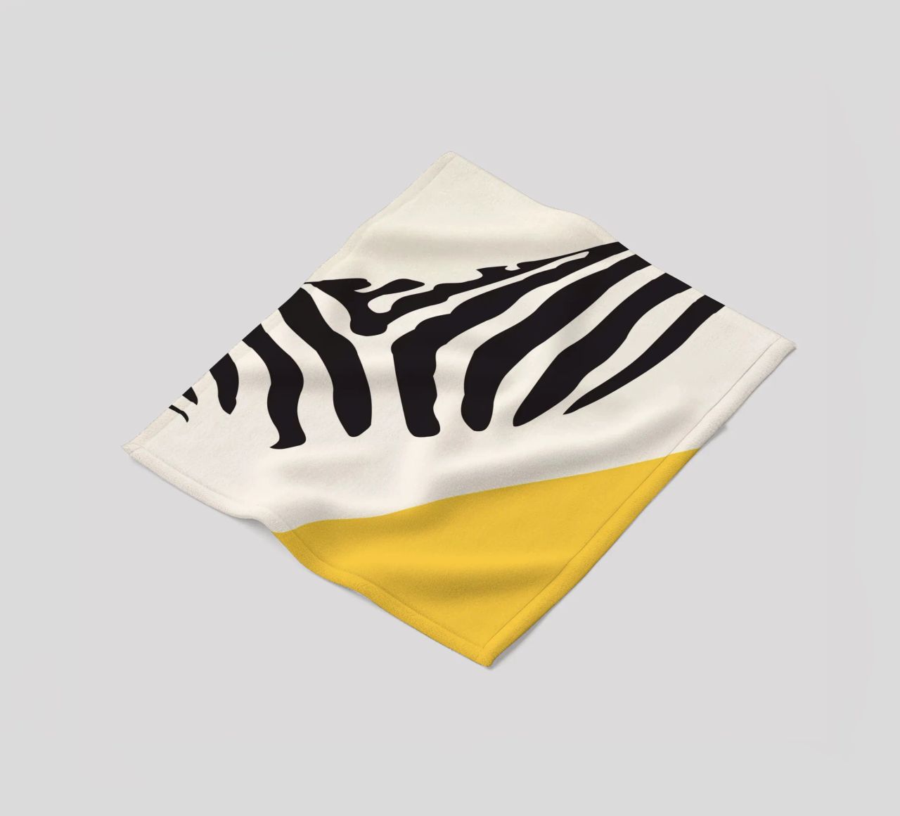 Zebra Astratto coperta in pile da ThingDesign