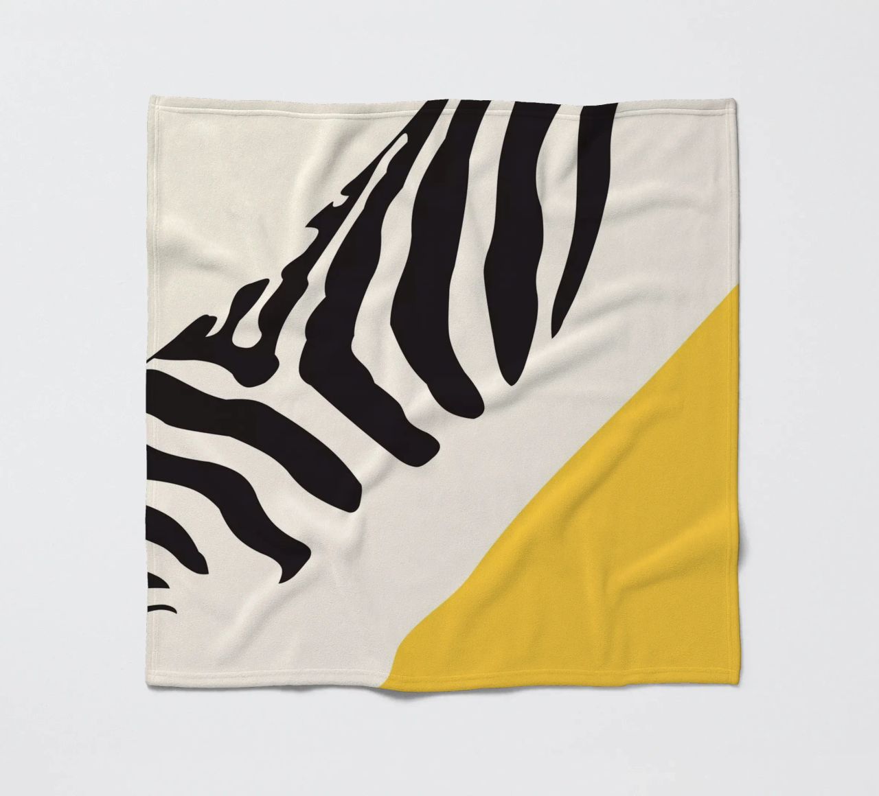 Zebra Astratto coperta in pile da ThingDesign
