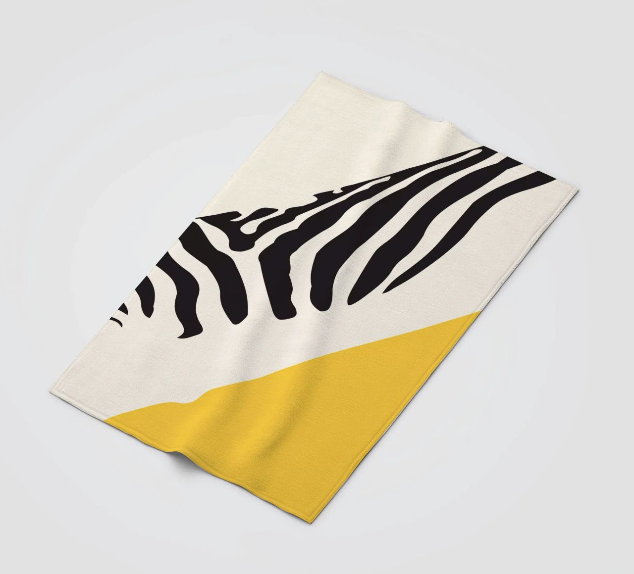 Zebra Astratto coperta in pile da ThingDesign