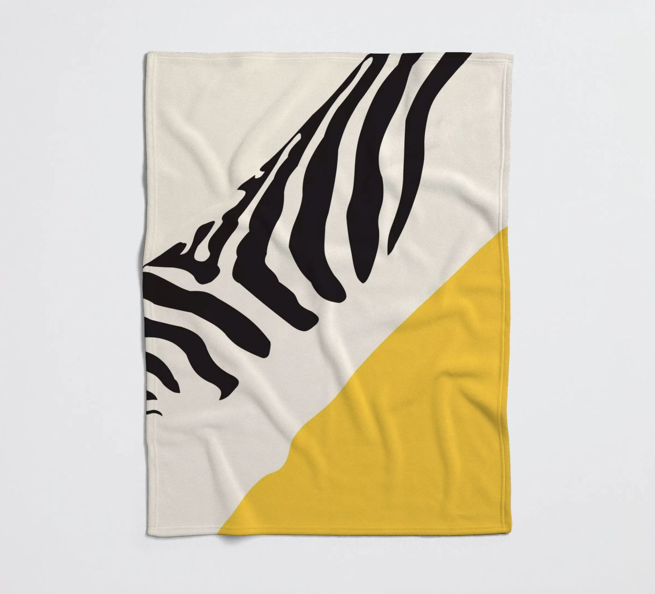 Zebra Astratto coperta in pile da ThingDesign
