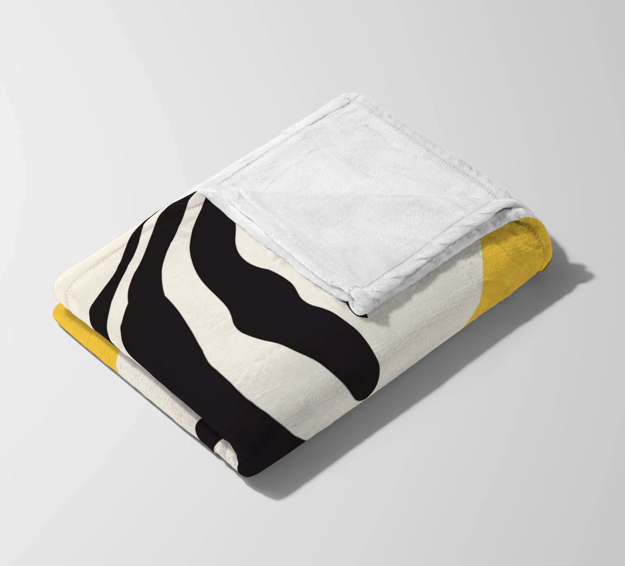 Zebra Astratto coperta in pile da ThingDesign