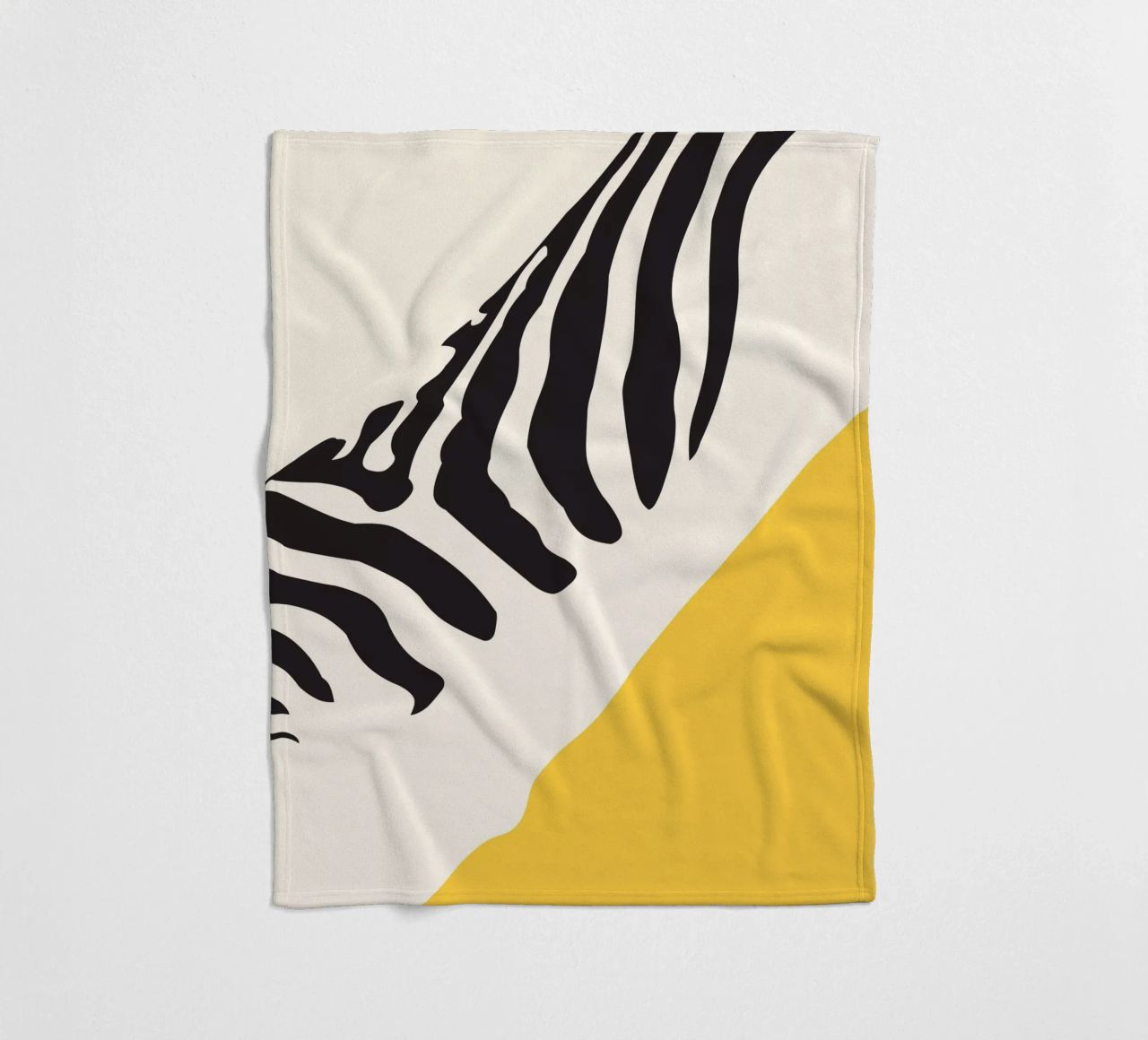 Zebra Astratto coperta in pile da ThingDesign