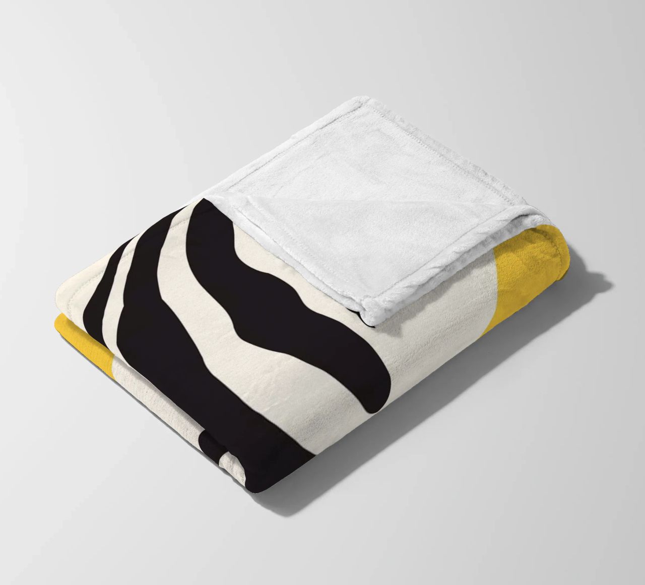 Zebra Astratto coperta in pile da ThingDesign