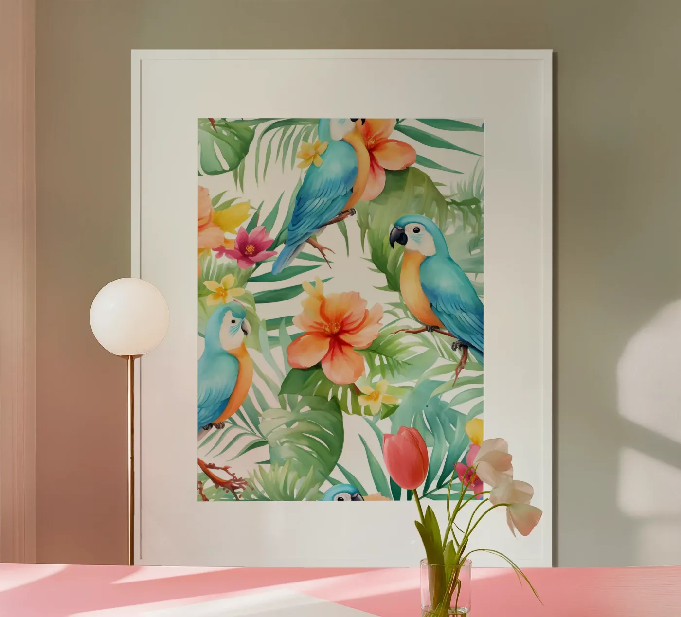 Tropical Pattern 7 poster da Yaso Design Boho & Botanic