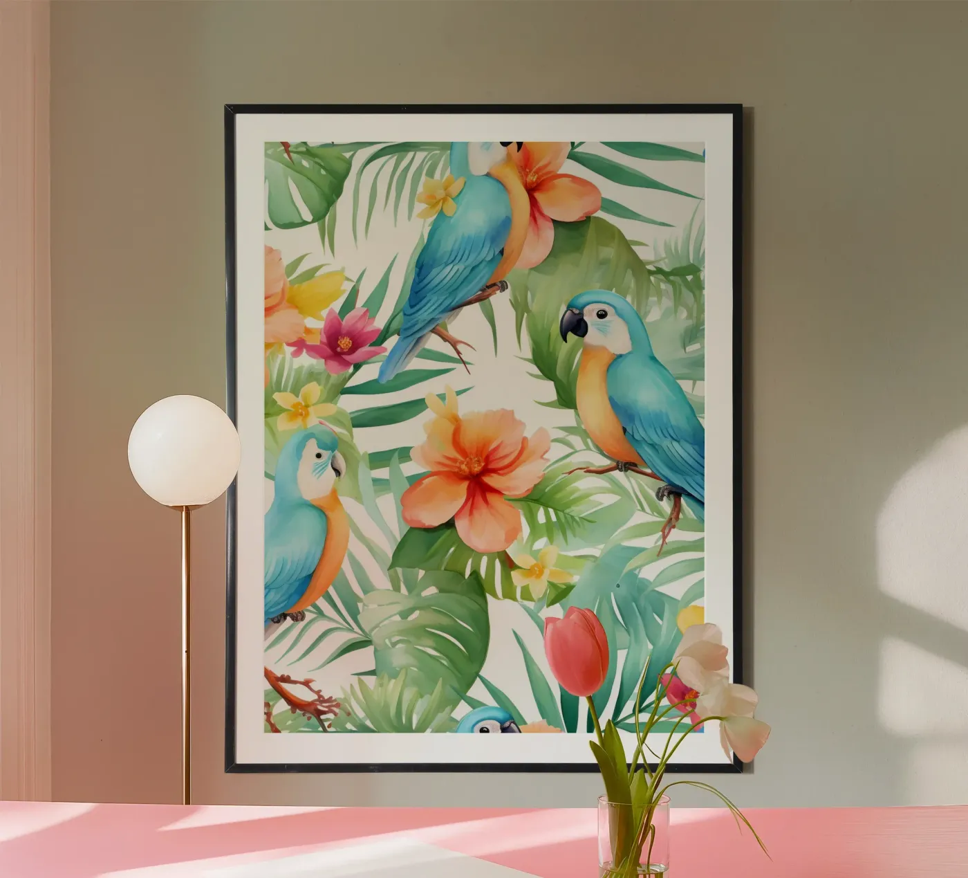 Tropical Pattern 7 poster da Yaso Design Boho & Botanic