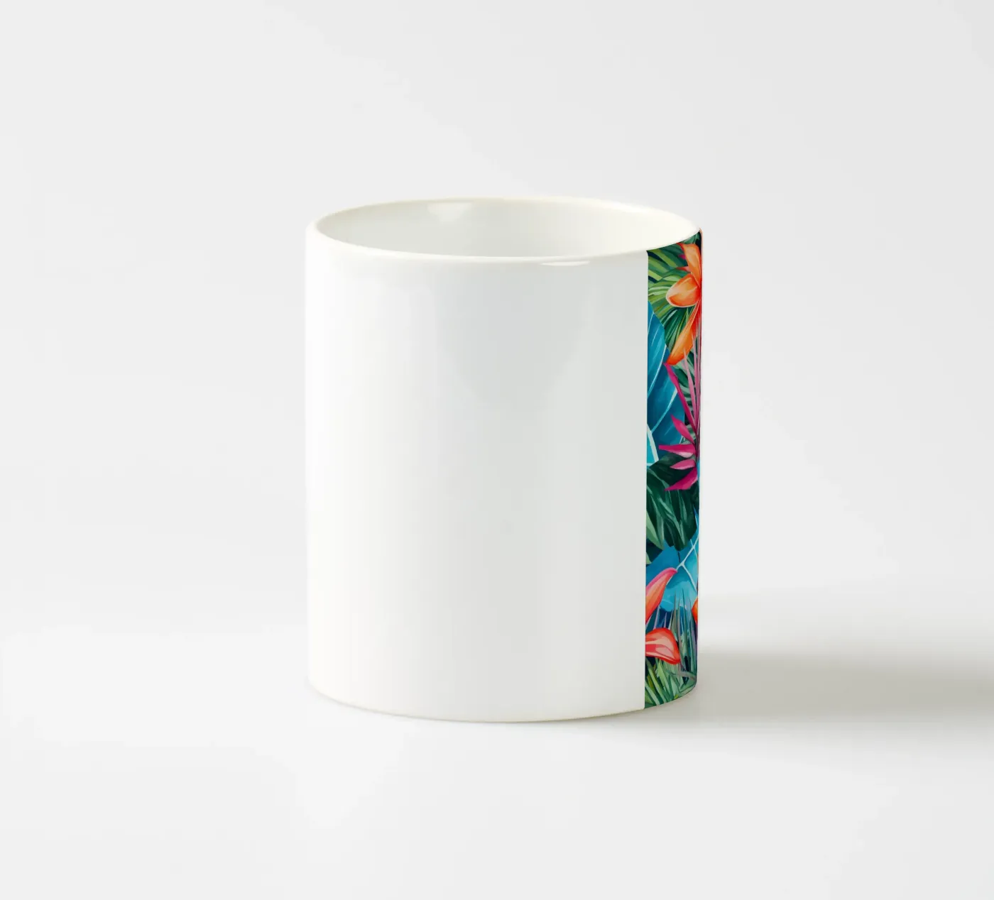 Tropical Pattern 9 ceramic mug by Yaso Design Boho & Botanic