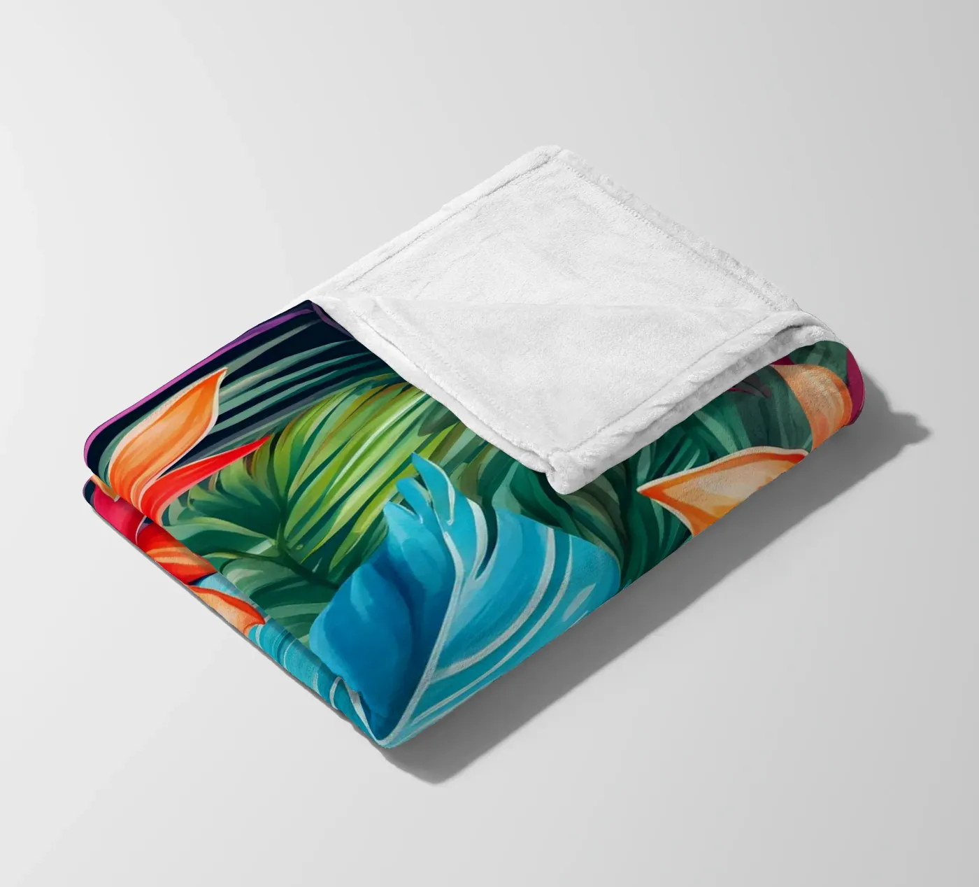 Tropisches Muster 9 Fleecedecke von Yaso Design Boho & Botanic