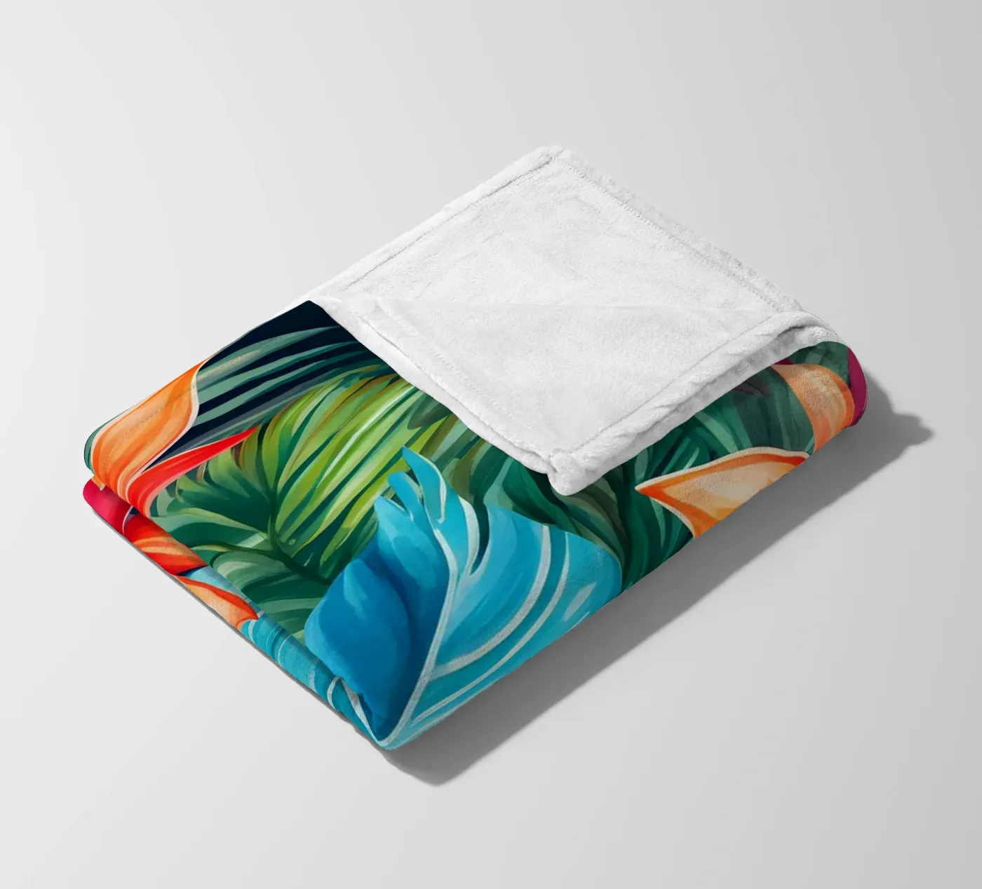 Tropisches Muster 9 Fleecedecke von Yaso Design Boho & Botanic