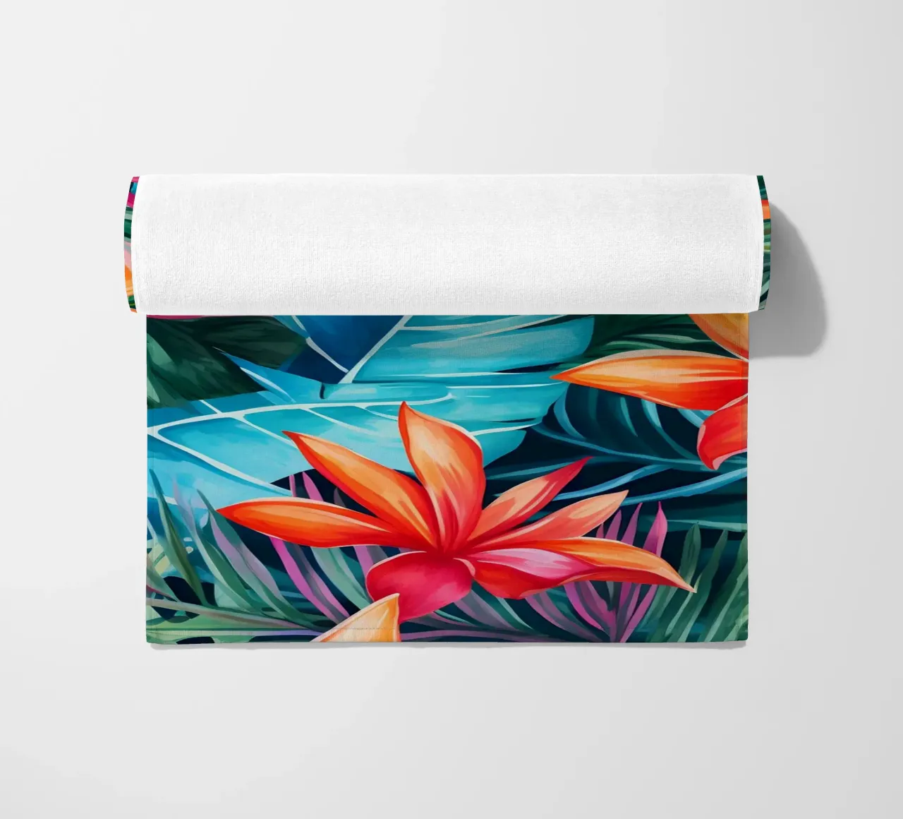 Modello tropicale 9 telo mare da Yaso Design Boho & Botanic