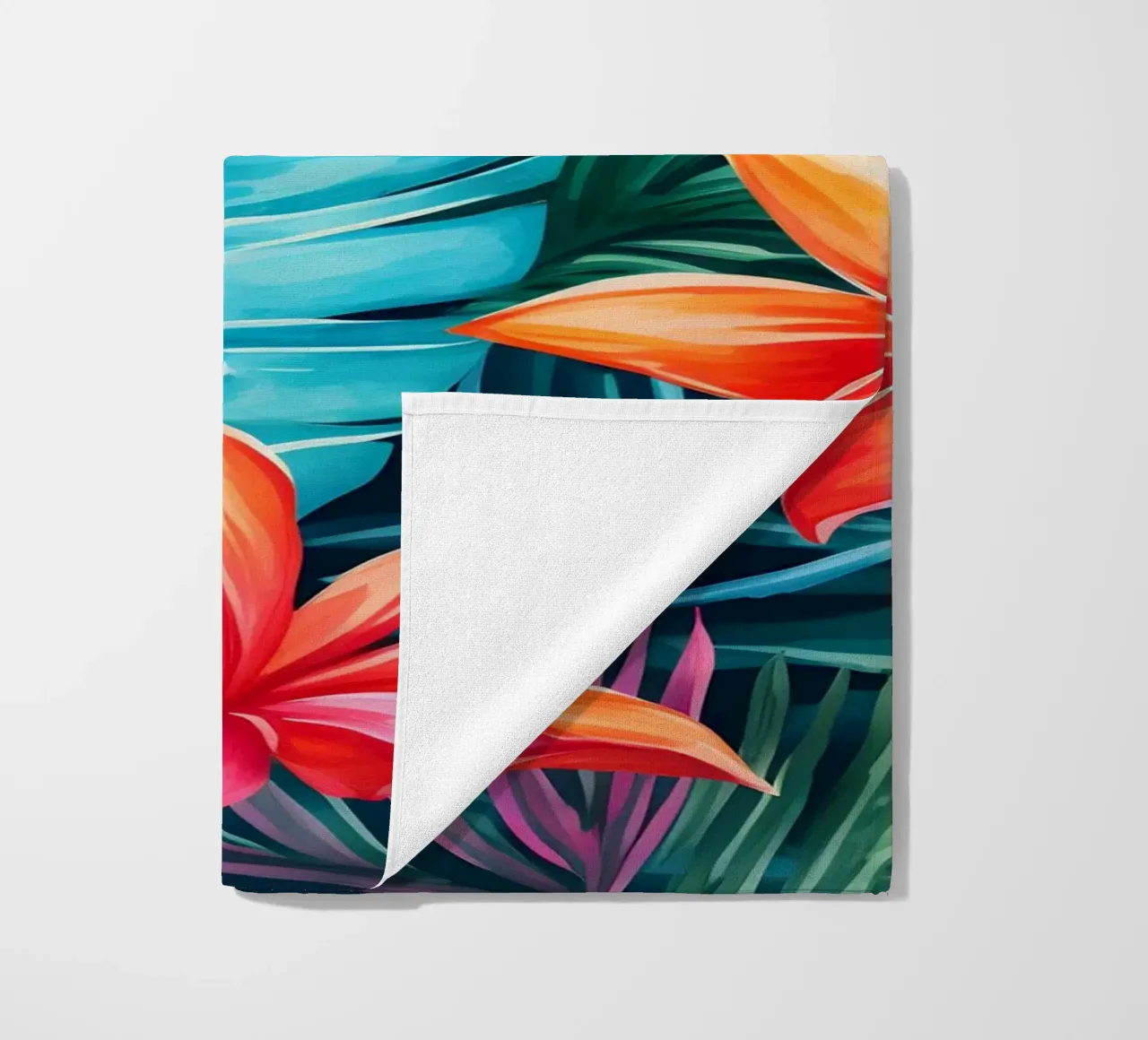 Modello tropicale 9 telo mare da Yaso Design Boho & Botanic