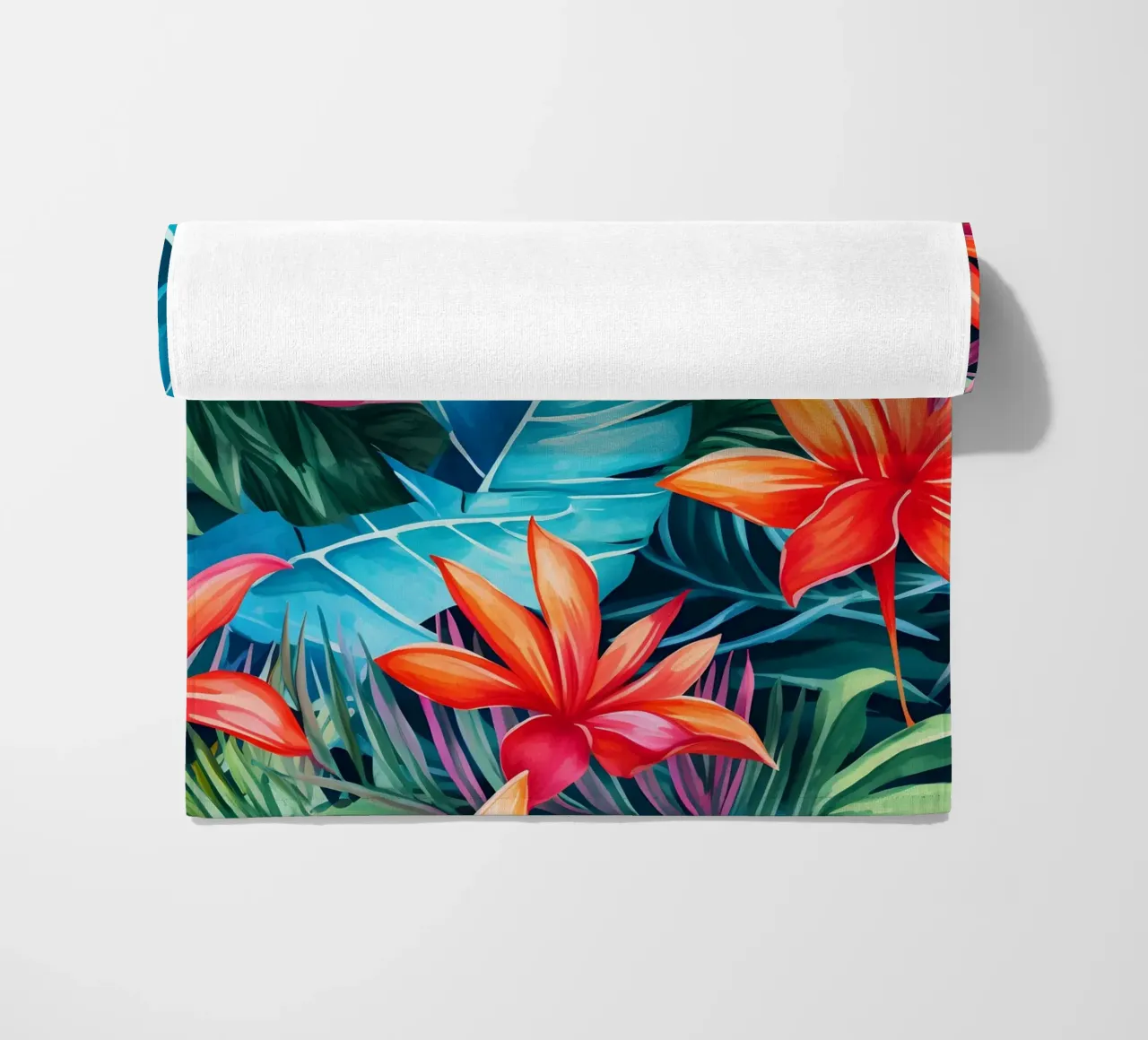 Modello tropicale 9 telo mare da Yaso Design Boho & Botanic