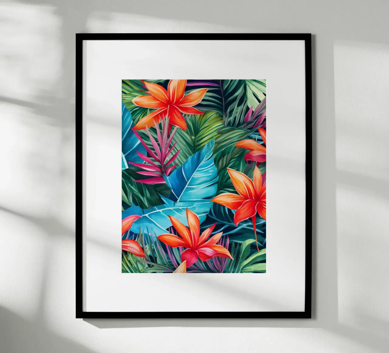 Tropical Pattern 9 poster by Yaso Design Boho & Botanic
