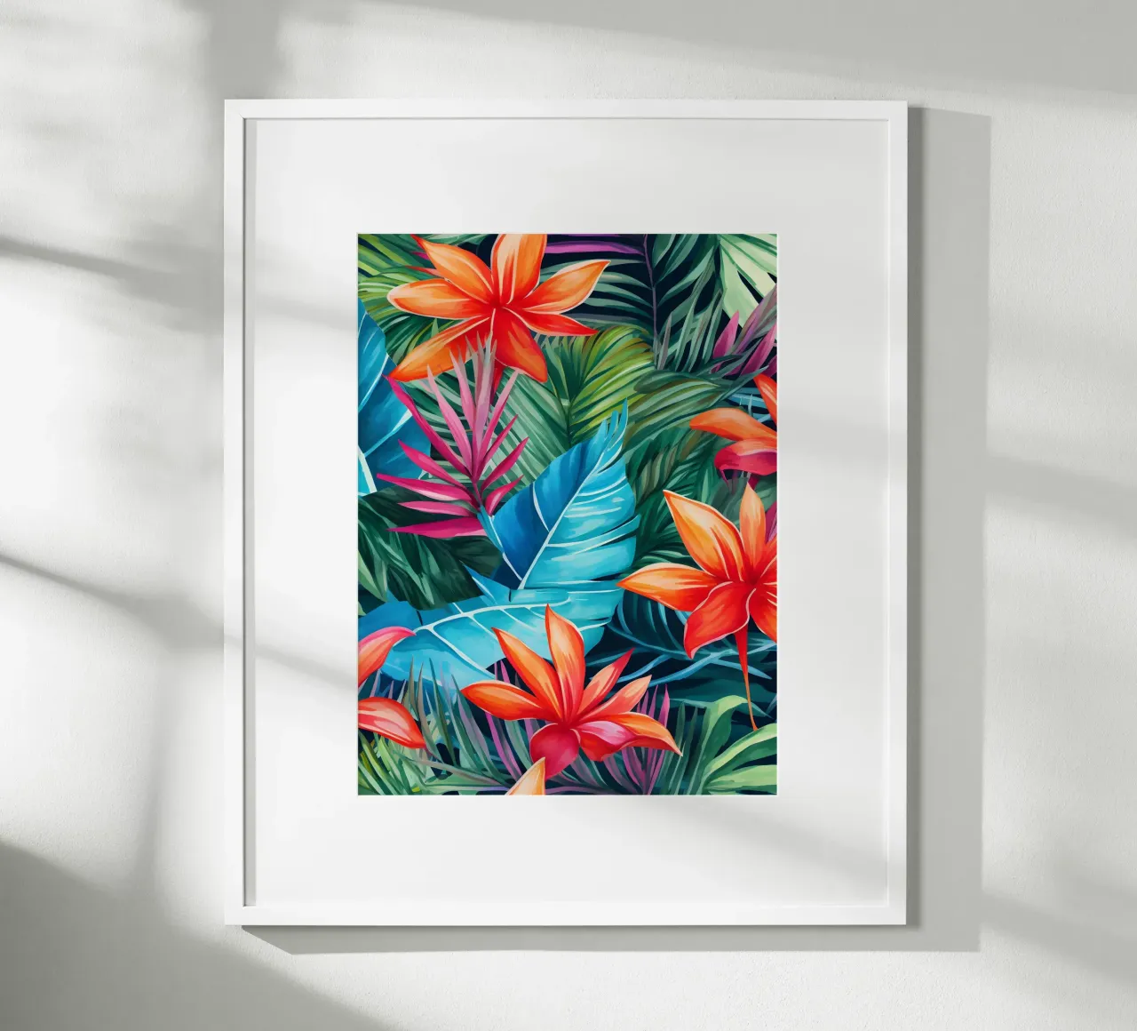 Tropical Pattern 9 poster by Yaso Design Boho & Botanic