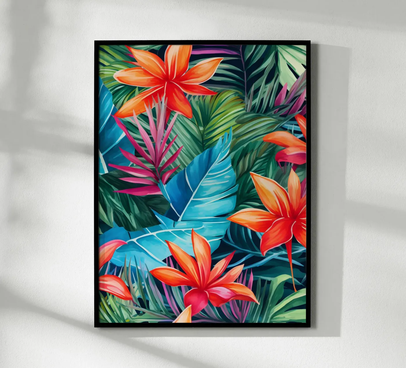 Tropical Pattern 9 poster by Yaso Design Boho & Botanic