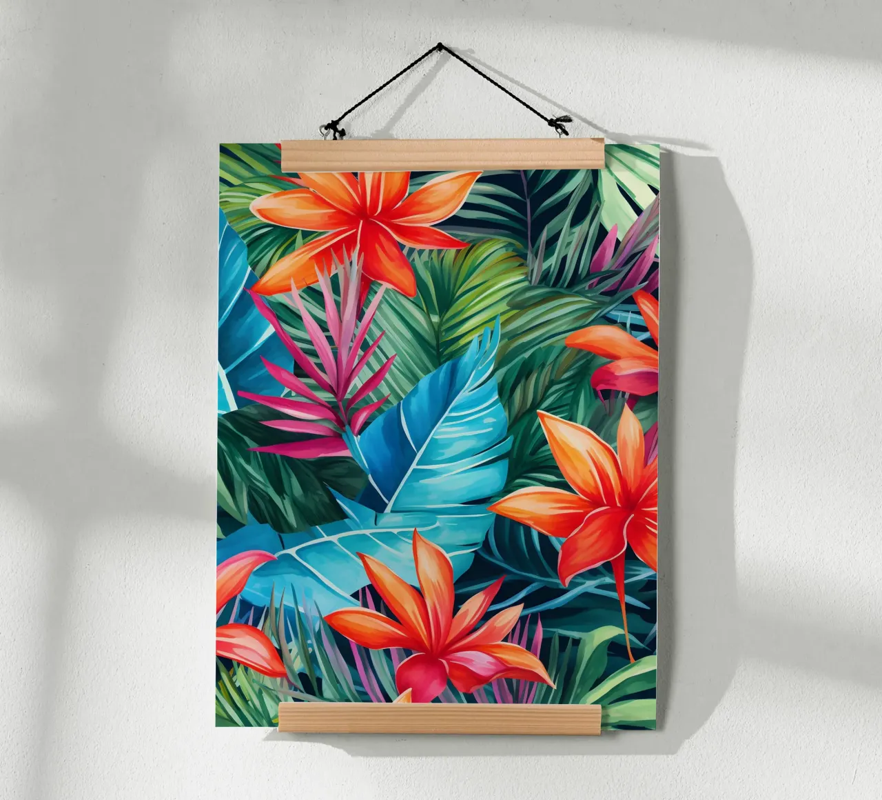 Tropical Pattern 9 poster by Yaso Design Boho & Botanic