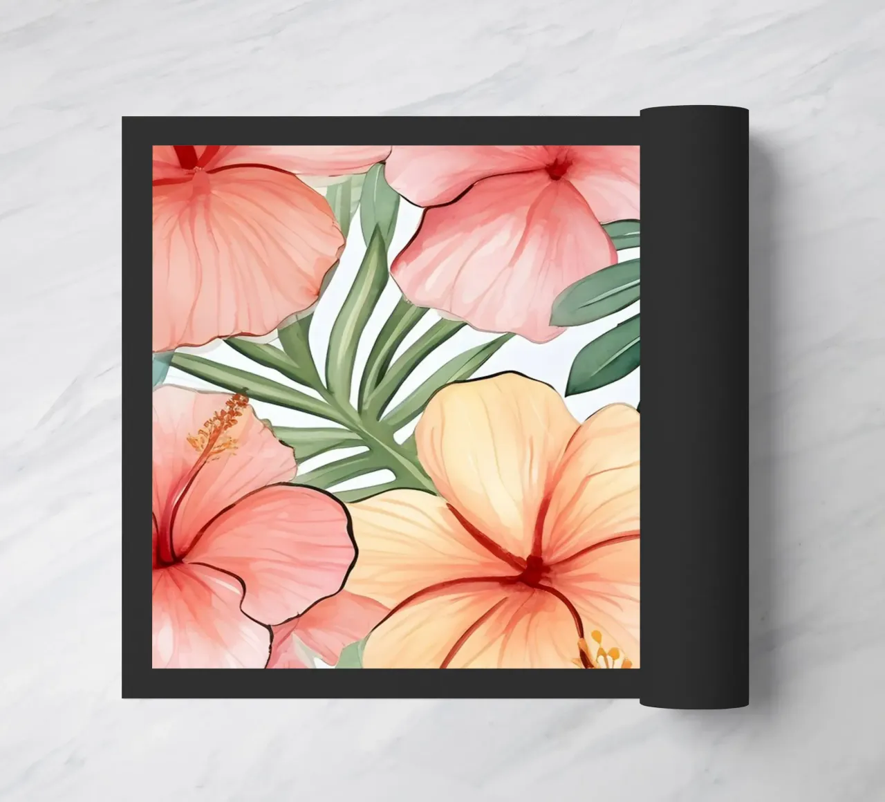 Tropical Pattern 10 doormat by Yaso Design Boho & Botanic