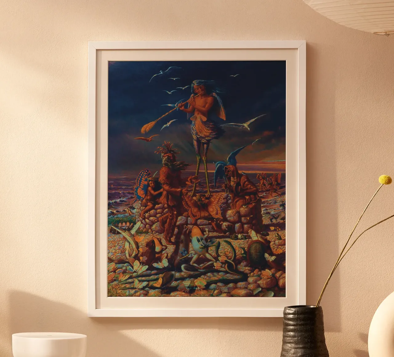 The genius of the Lake of Two Mountains remastered poster by the-witcher