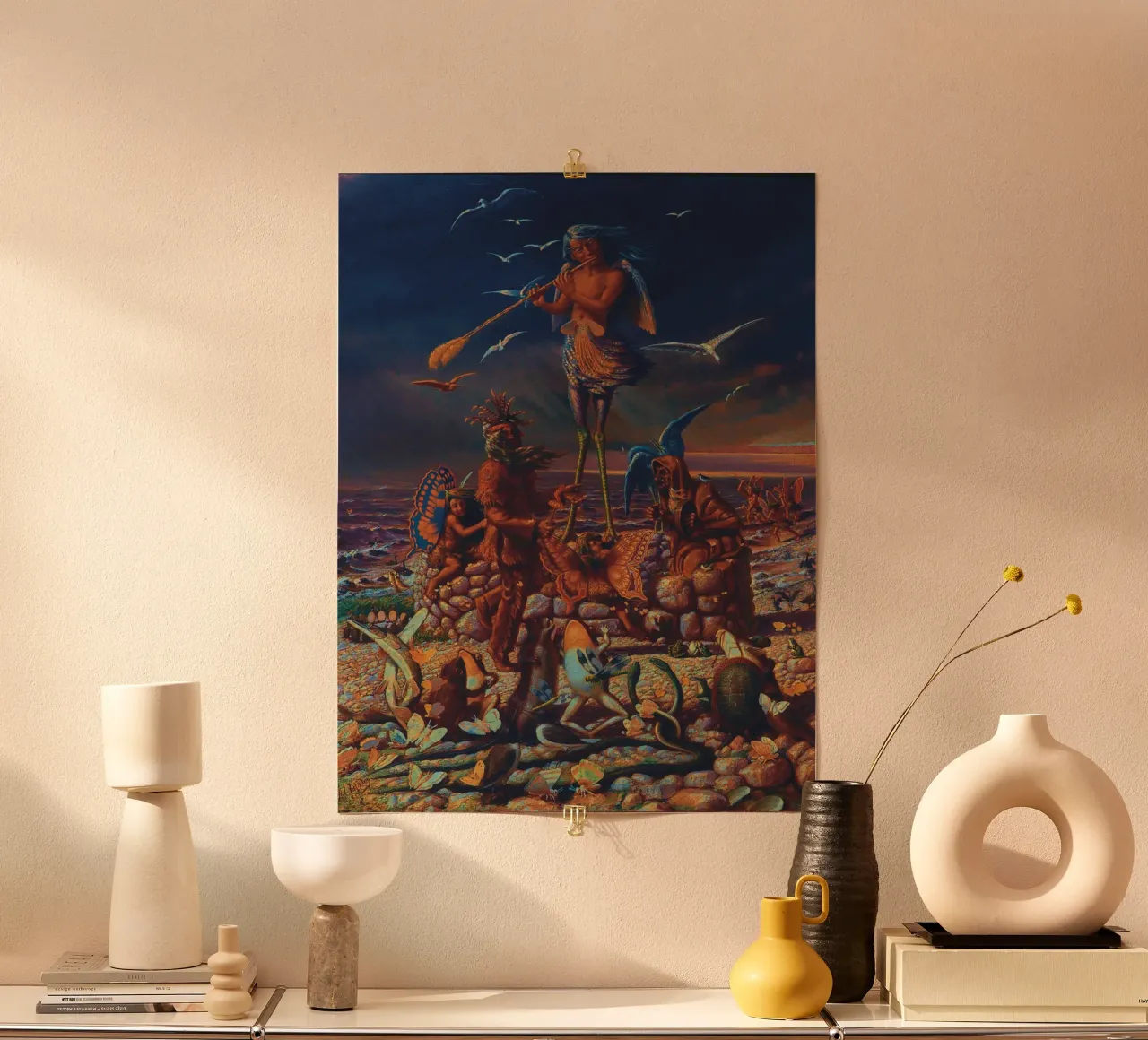 The genius of the Lake of Two Mountains remastered poster by the-witcher
