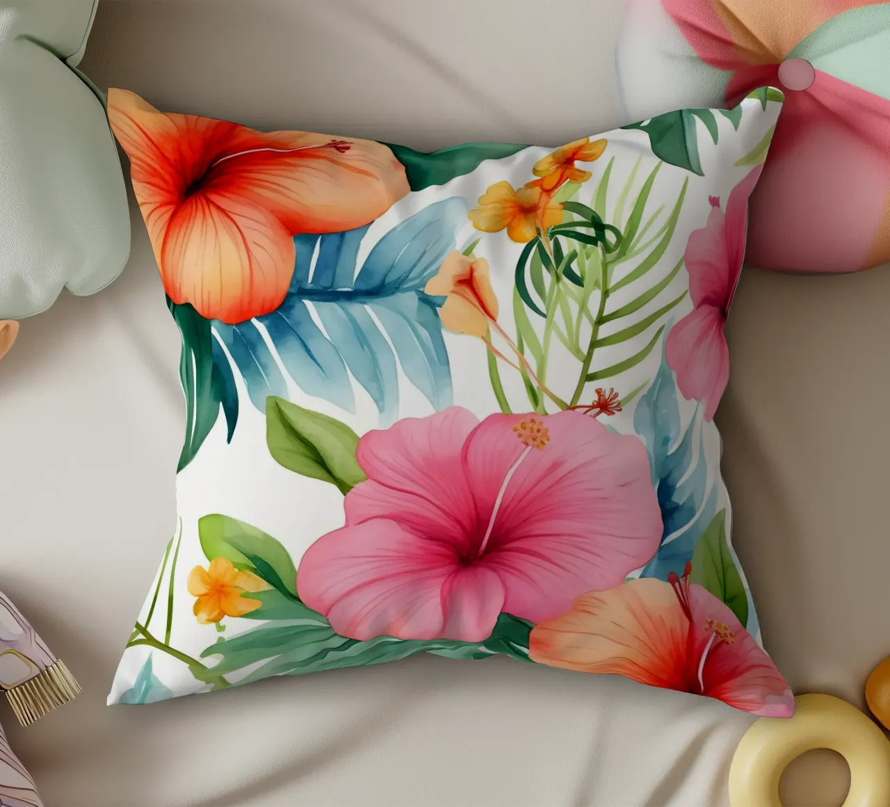 Modello tropicale 13 cuscino da Yaso Design Boho & Botanic