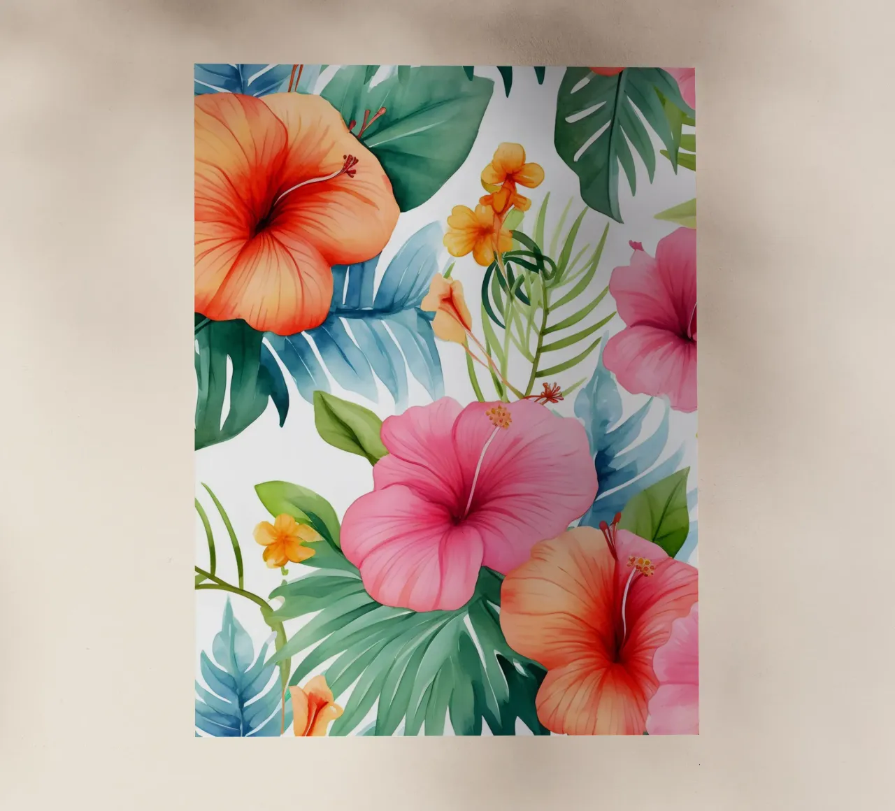 Modello tropicale 13 pellicola backlit da Yaso Design Boho & Botanic