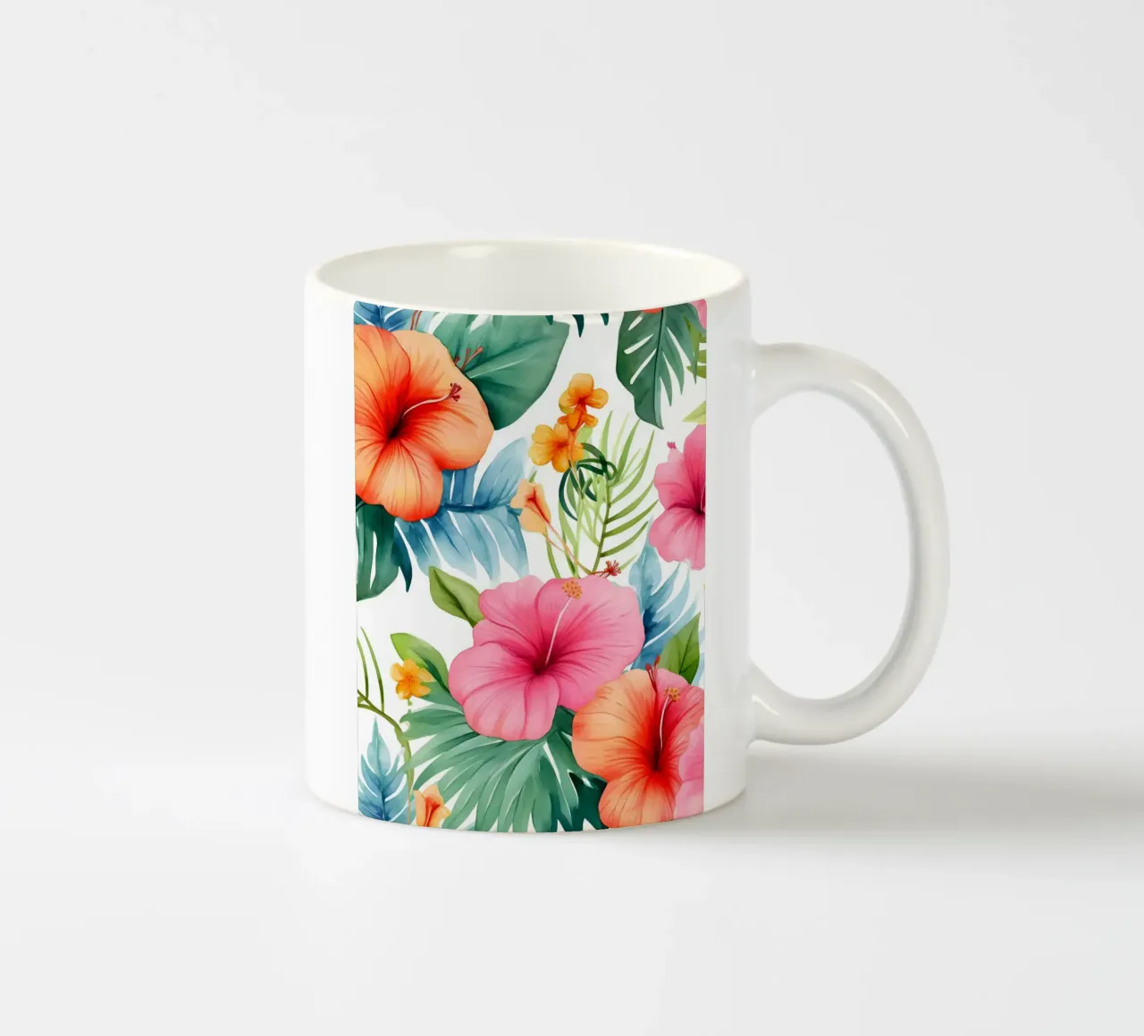 Modello tropicale 13 tazza in ceramica da Yaso Design Boho & Botanic