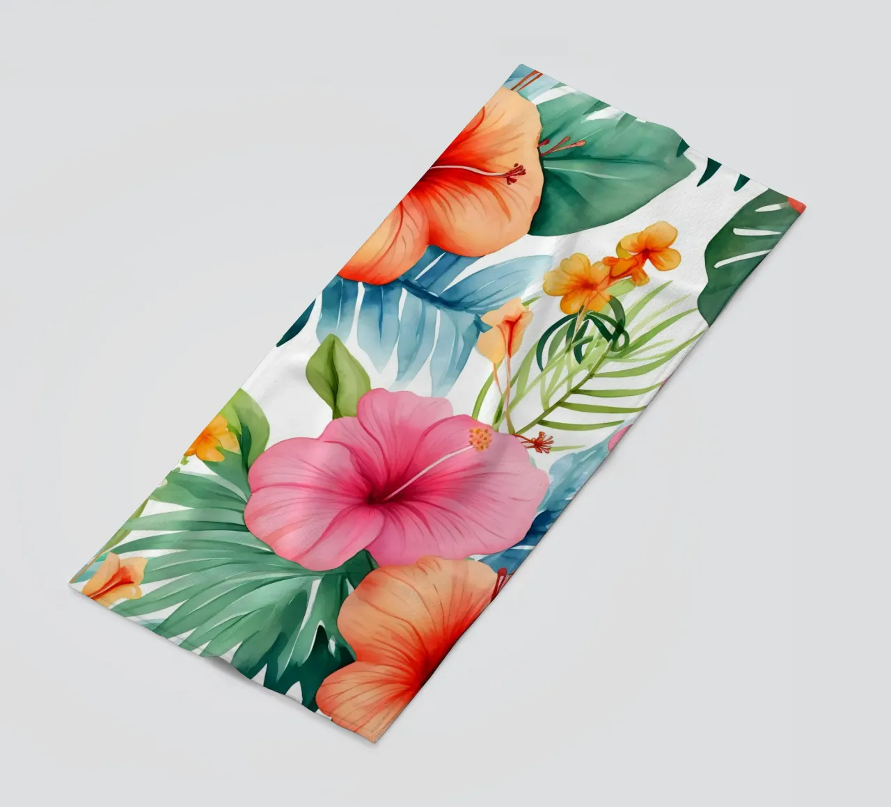 Modello tropicale 13 telo mare da Yaso Design Boho & Botanic
