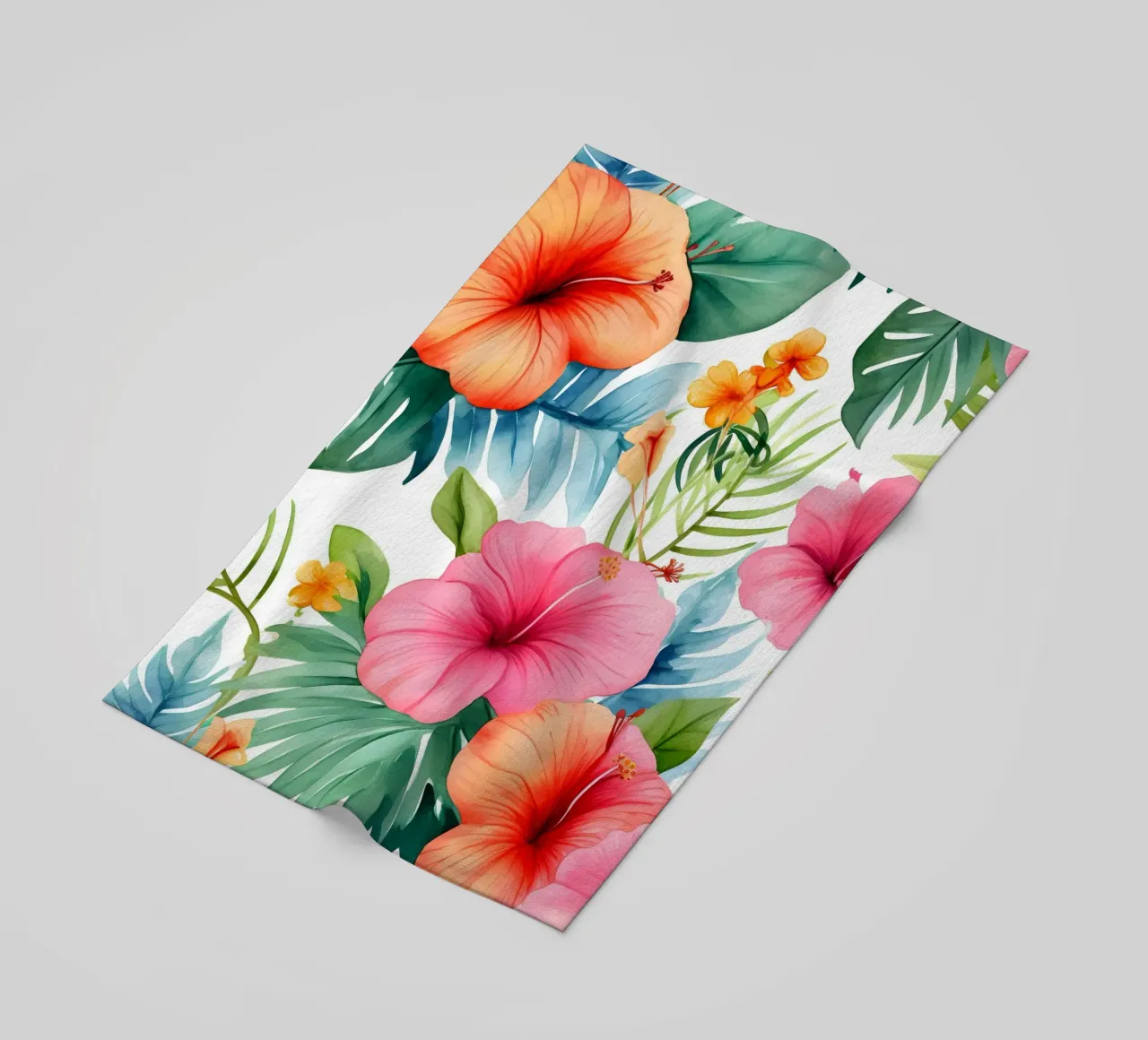 Modello tropicale 13 telo mare da Yaso Design Boho & Botanic