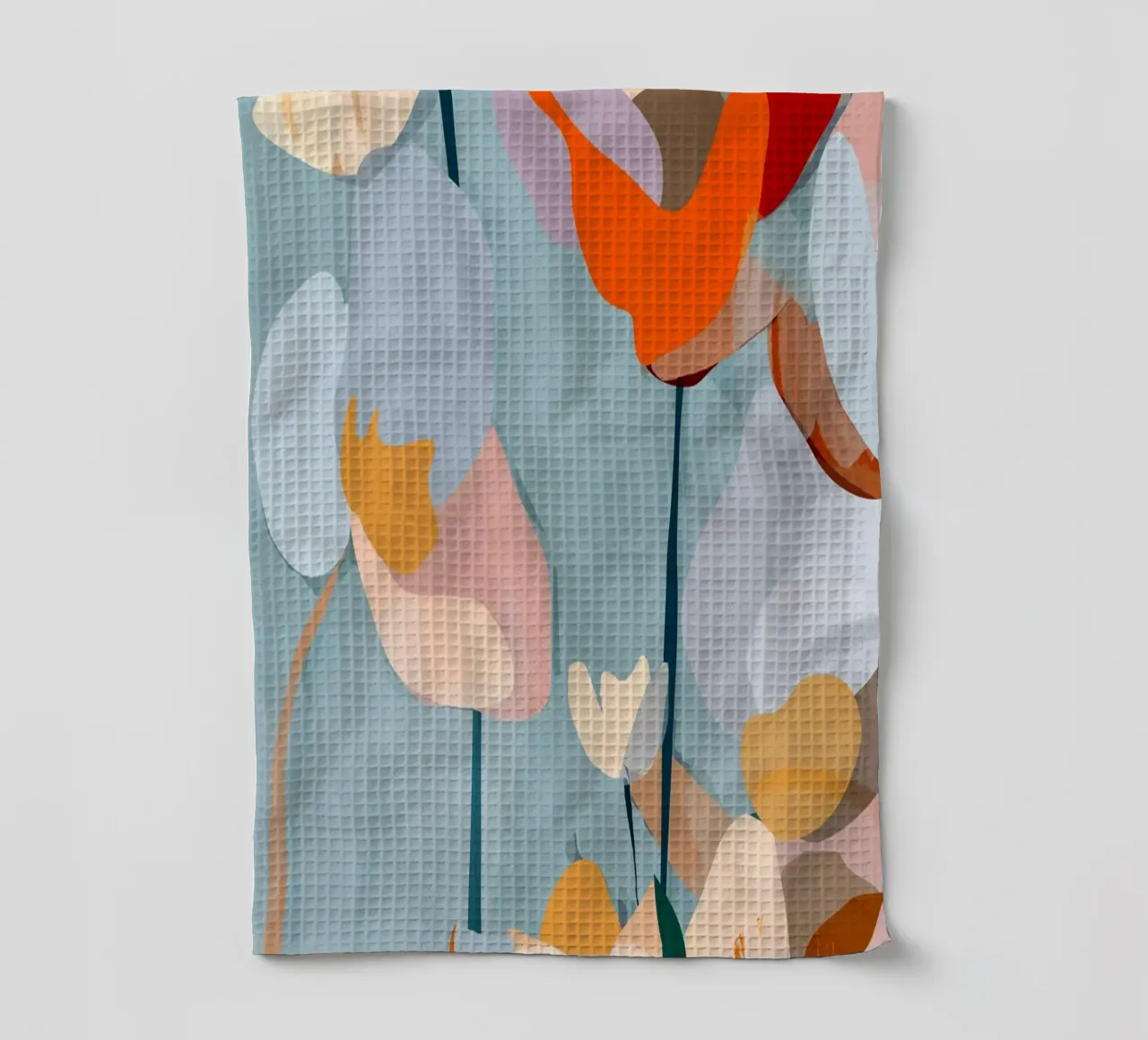 Art abstrait Fleurs torchon de ThingDesign