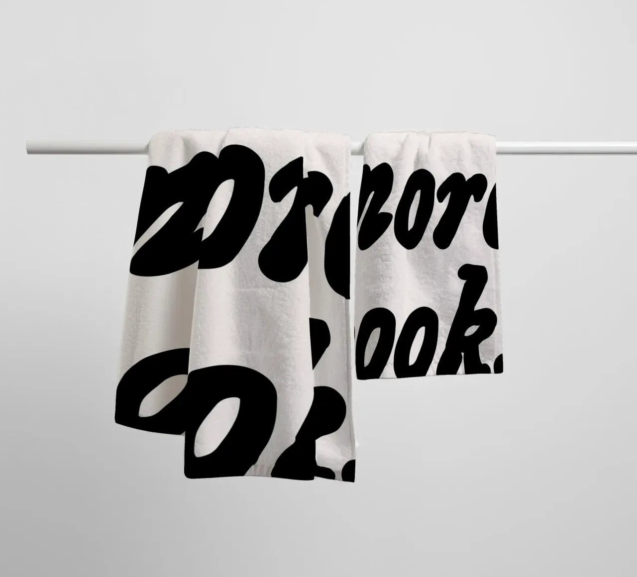 Read More Books Retro Typography Art Print towel by vintagepod